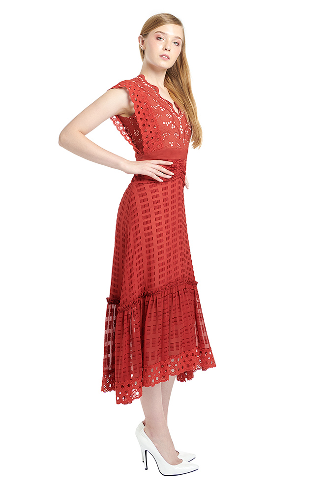side view of the dress